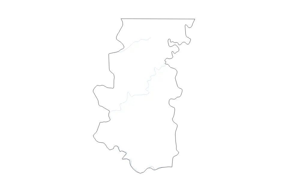 Bafatá outline map preview