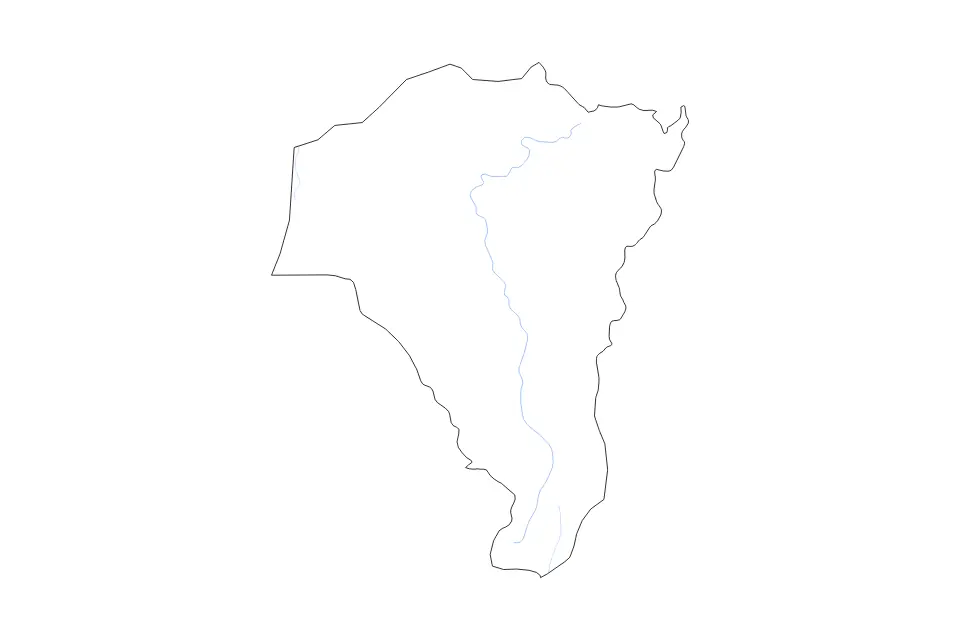 Aperçu de la carte de contour de Faranah