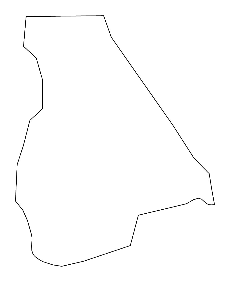 Carte de contour de Labé Prefecture, Guinea avec rivières.