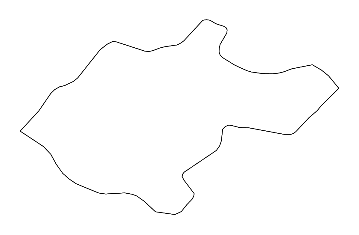 Carte de contour de Nairobi, Kenya avec rivières.