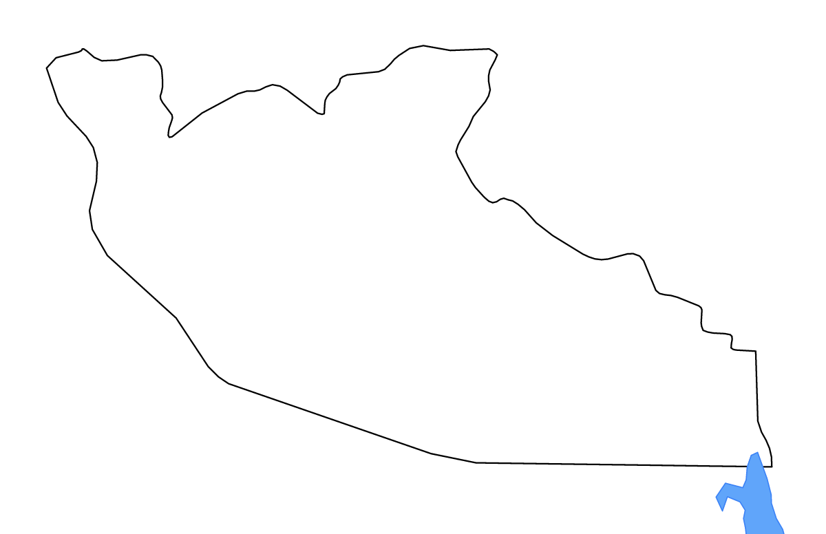 Mapa de contorno de Shiselweni, Kingdom of eSwatini con lagos y ríos.