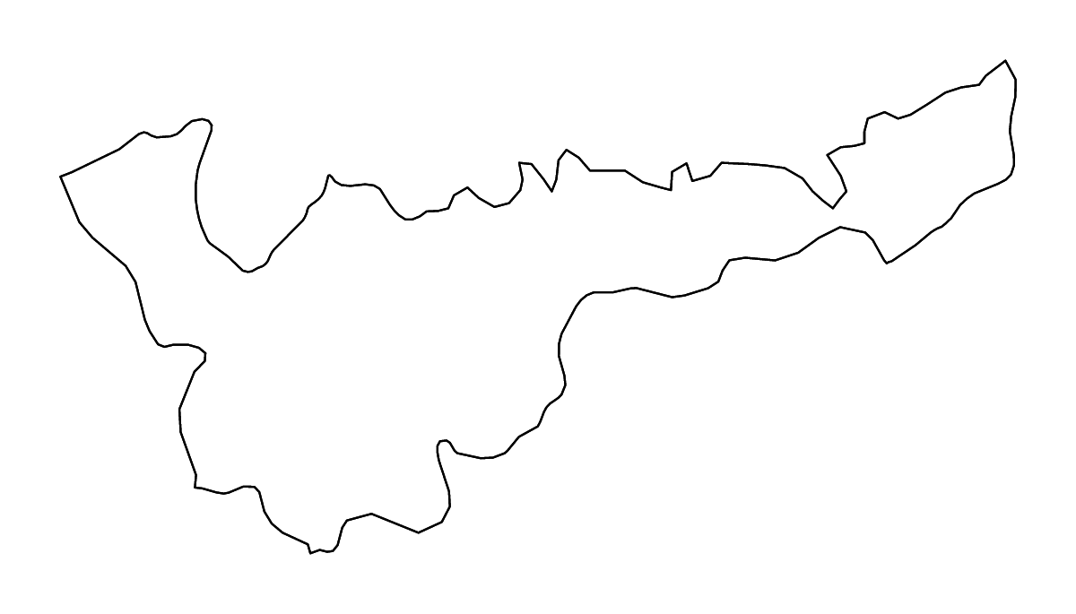 Carte de contour de Mohale's Hoek, Lesotho avec rivières.