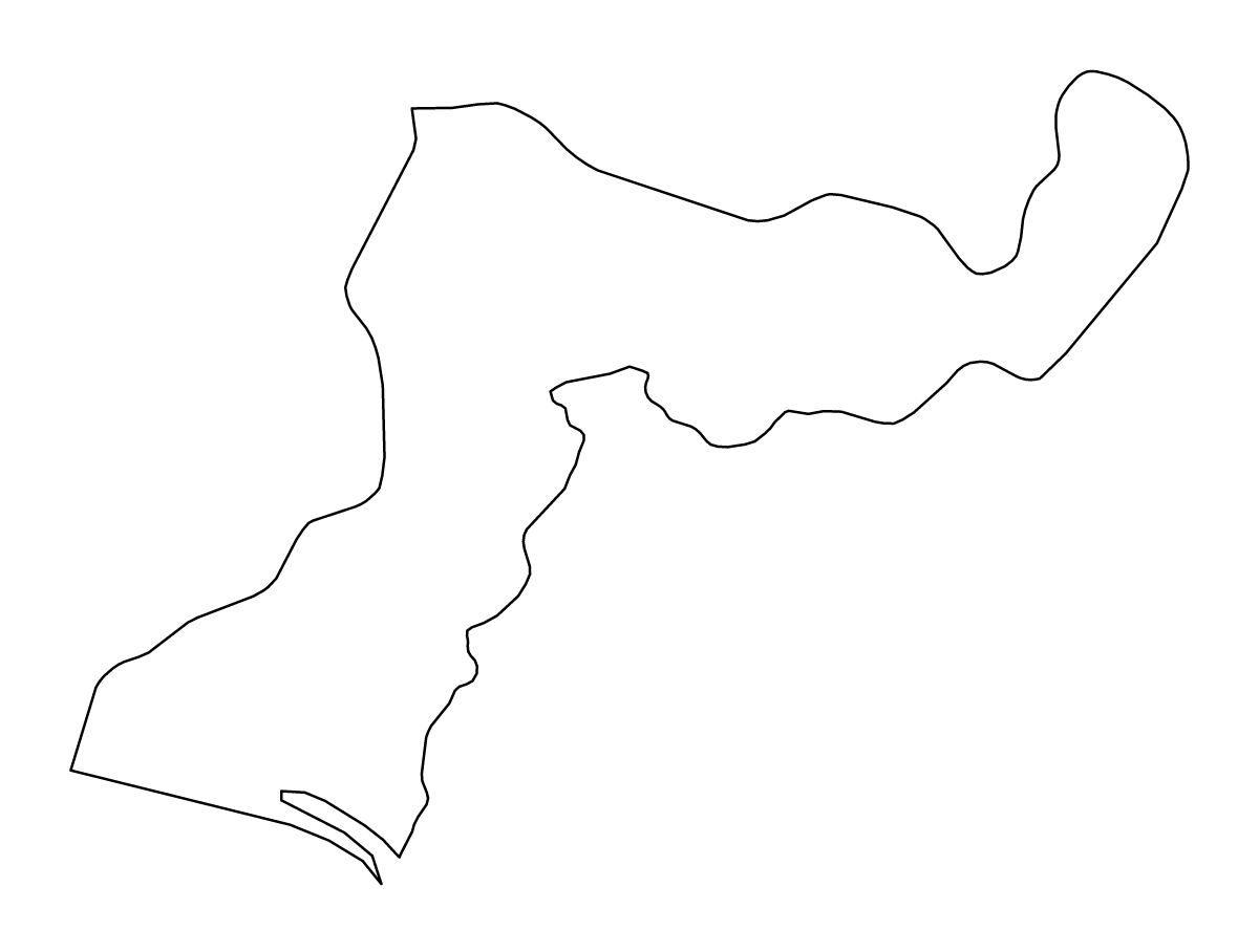 Mapa de contorno de Margibi, Liberia.