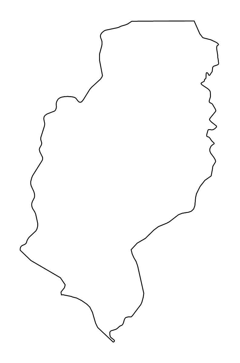 Mapa de contorno de River Cess, Liberia con ríos.