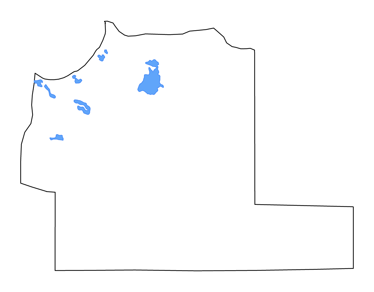 Mapa de contorno de Ajdabiya, Libya con lagos y ríos.