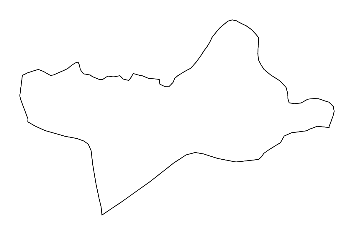 Mapa de contorno de Ash Shati, Libya con ríos.
