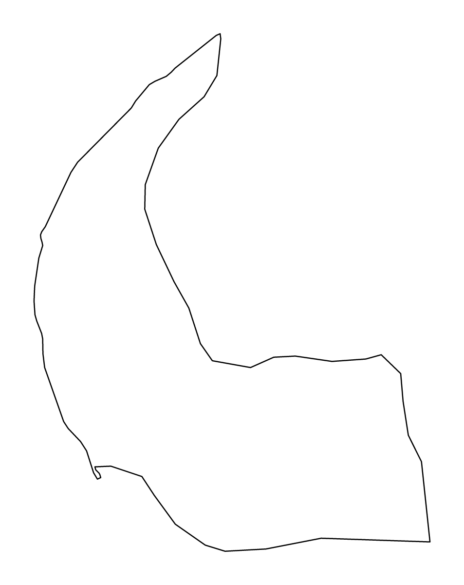 Mapa de contorno de Benghazi, Libya.