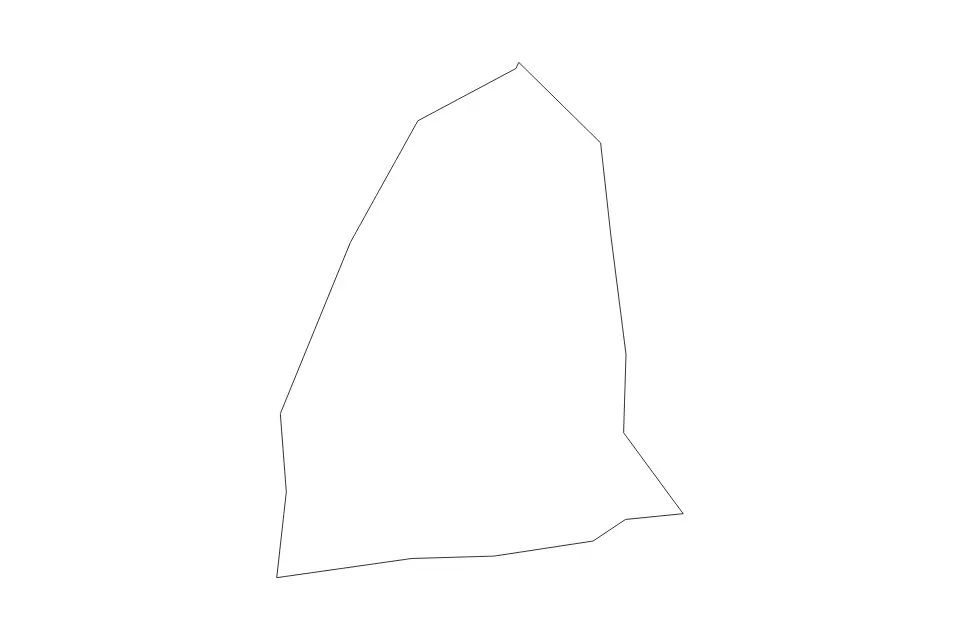 Mapa de Jafara, Libya de tipo contorno para África, con contorno con límites limpios.