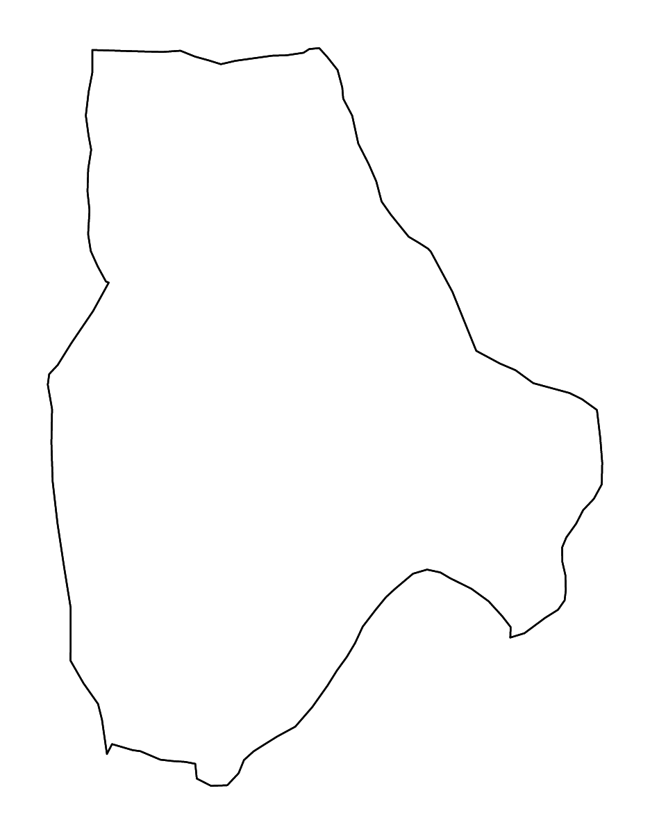 Carte de contour de Mizdah, Libya avec rivières.