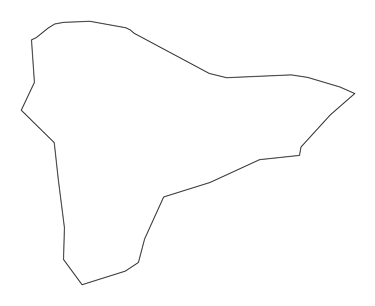 Mapa de contorno de Tripoli District, Libya.