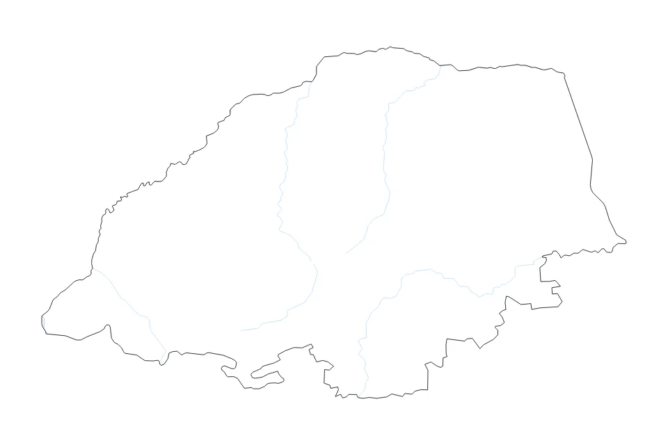 Vista previa del mapa de contorno de Limpopo