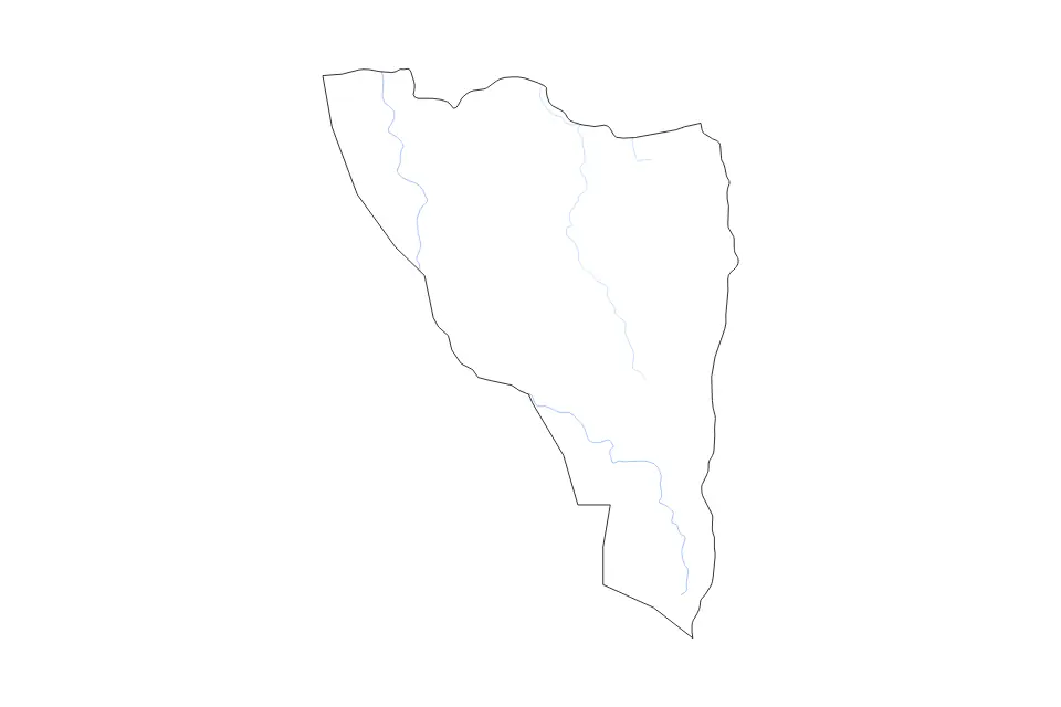 Vista previa del mapa de contorno de Antananarivo