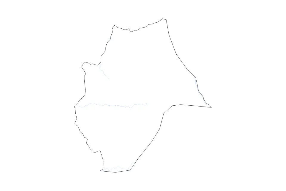 Vista previa del mapa de contorno de Antananarivo