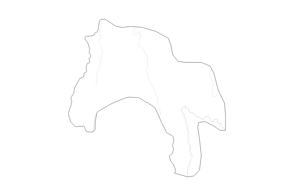 Aperçu de la carte de contour de Ihorombe
