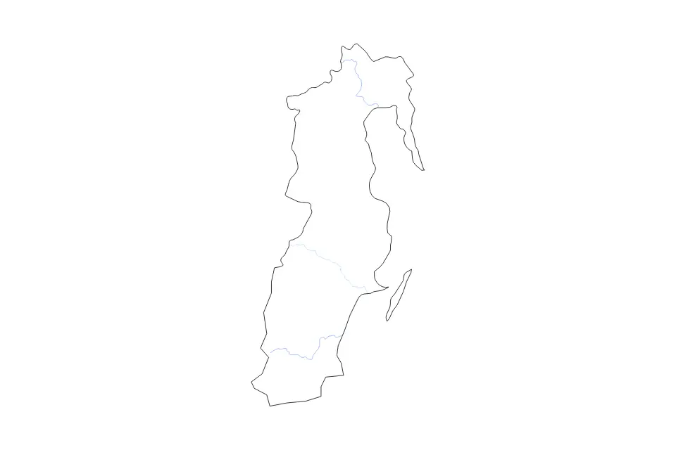 Carte de Toamasina (Autonomous Province 5863), Madagascar de type contour et rivières pour Afrique, montrant contour et rivières avec des limites nettes.