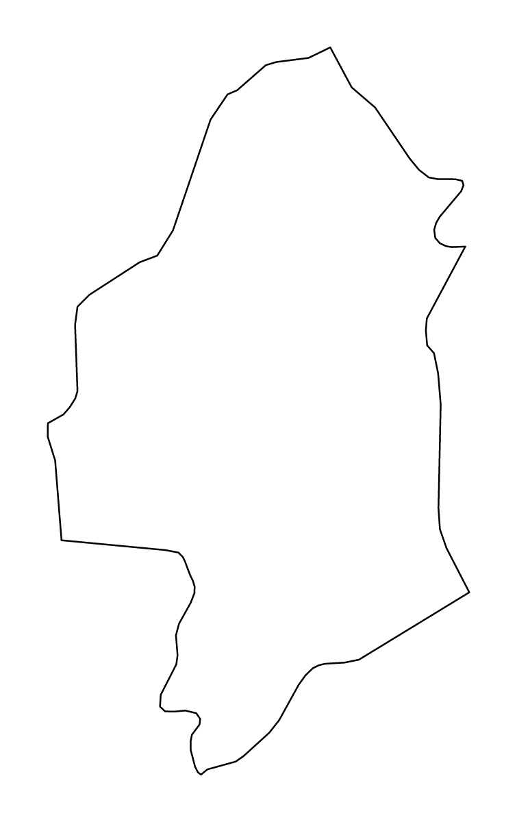 Carte de contour de Blantyre, Malawi.