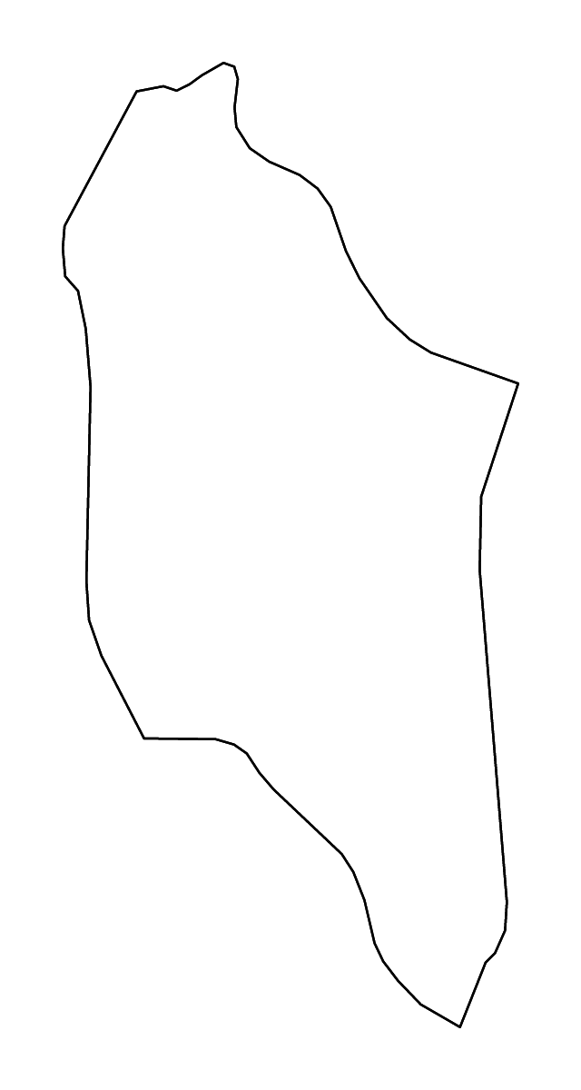 Mapa de contorno de Chiradzulu, Malawi con ríos.