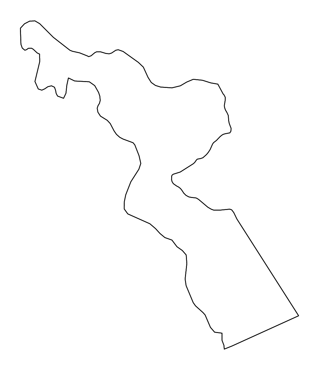 Mapa de contorno de Chitipa (distrito 1873), Malawi con ríos.