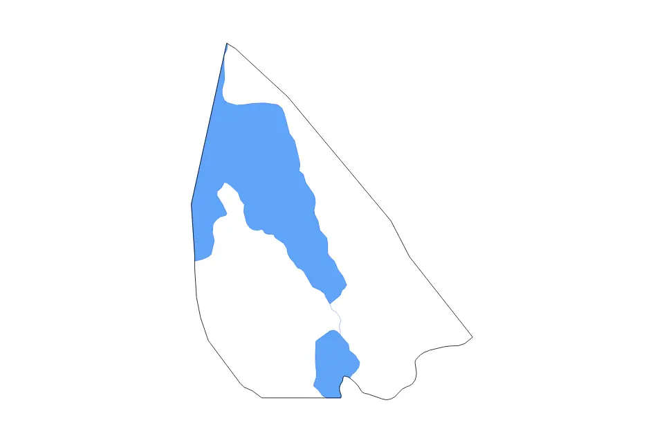 Carte de Mangochi, Malawi de type contour, lacs et rivières pour Afrique, montrant contour, lacs et rivières avec des éléments hydrographiques comme Lake Malombe et Lake Malawi.