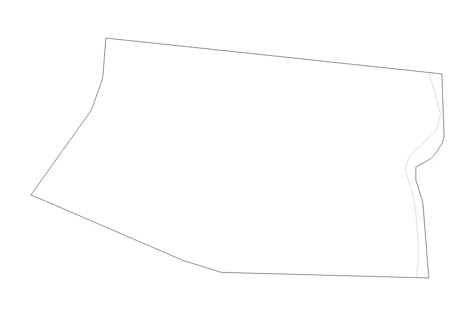 Mapa de Mwanza, Malawi de tipo contorno y ríos para África, con contorno y ríos con límites limpios.