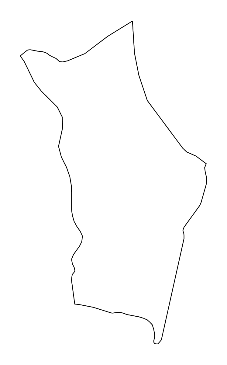 Carte de contour de Ntcheu, Malawi.