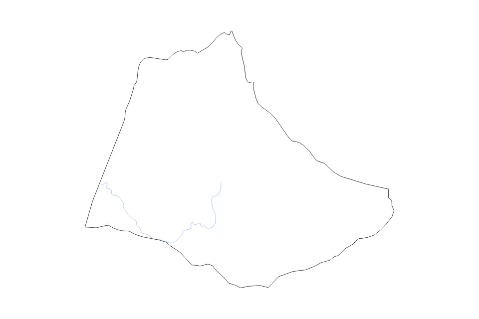 Carte de Tangier-Tetouan, Morocco de type contour et rivières pour Afrique, montrant contour et rivières avec des limites nettes.