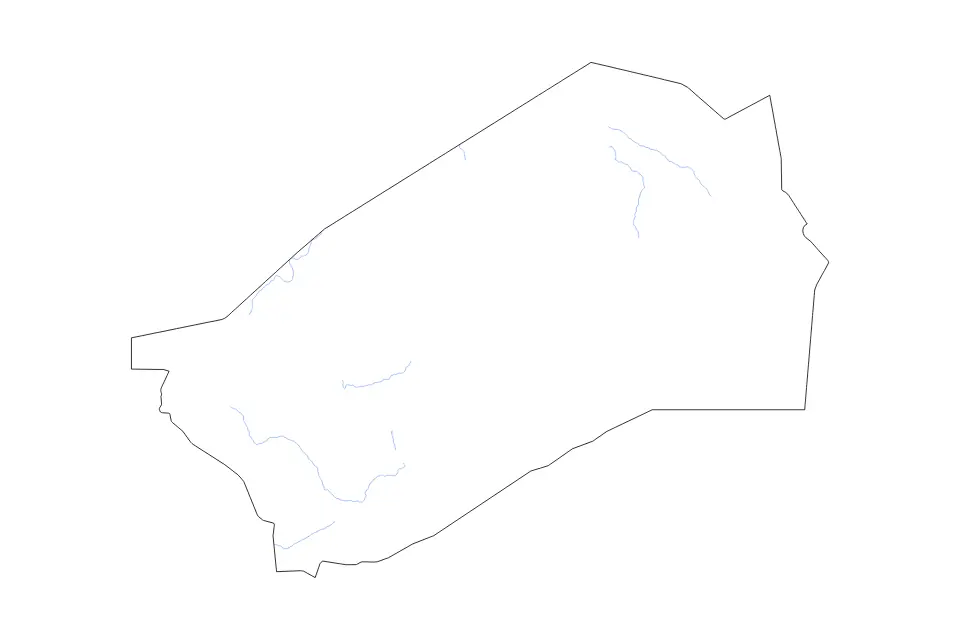 Vista previa del mapa de contorno de Agadez