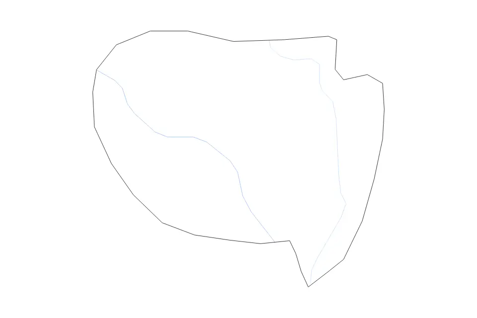 Carte de Niamey, Niger de type contour et rivières pour Afrique, montrant contour et rivières avec des limites nettes.