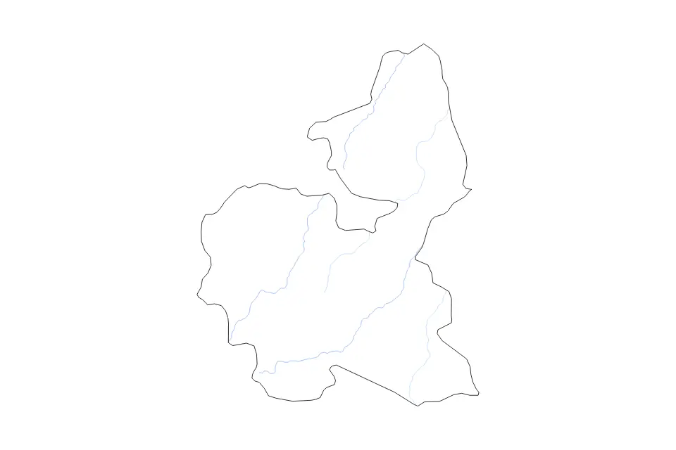 Bauchi State outline map preview