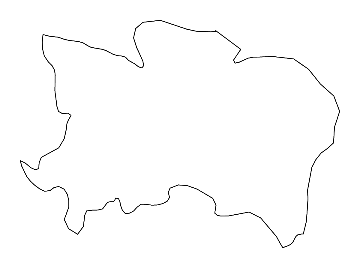 Carte de contour de Benue State, Nigeria avec rivières.