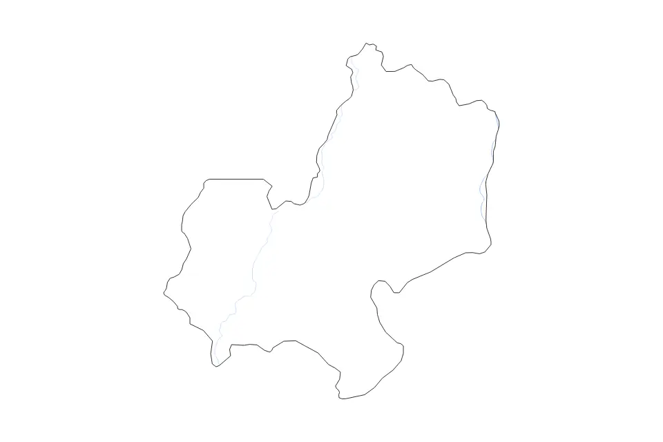 Edo State outline map preview