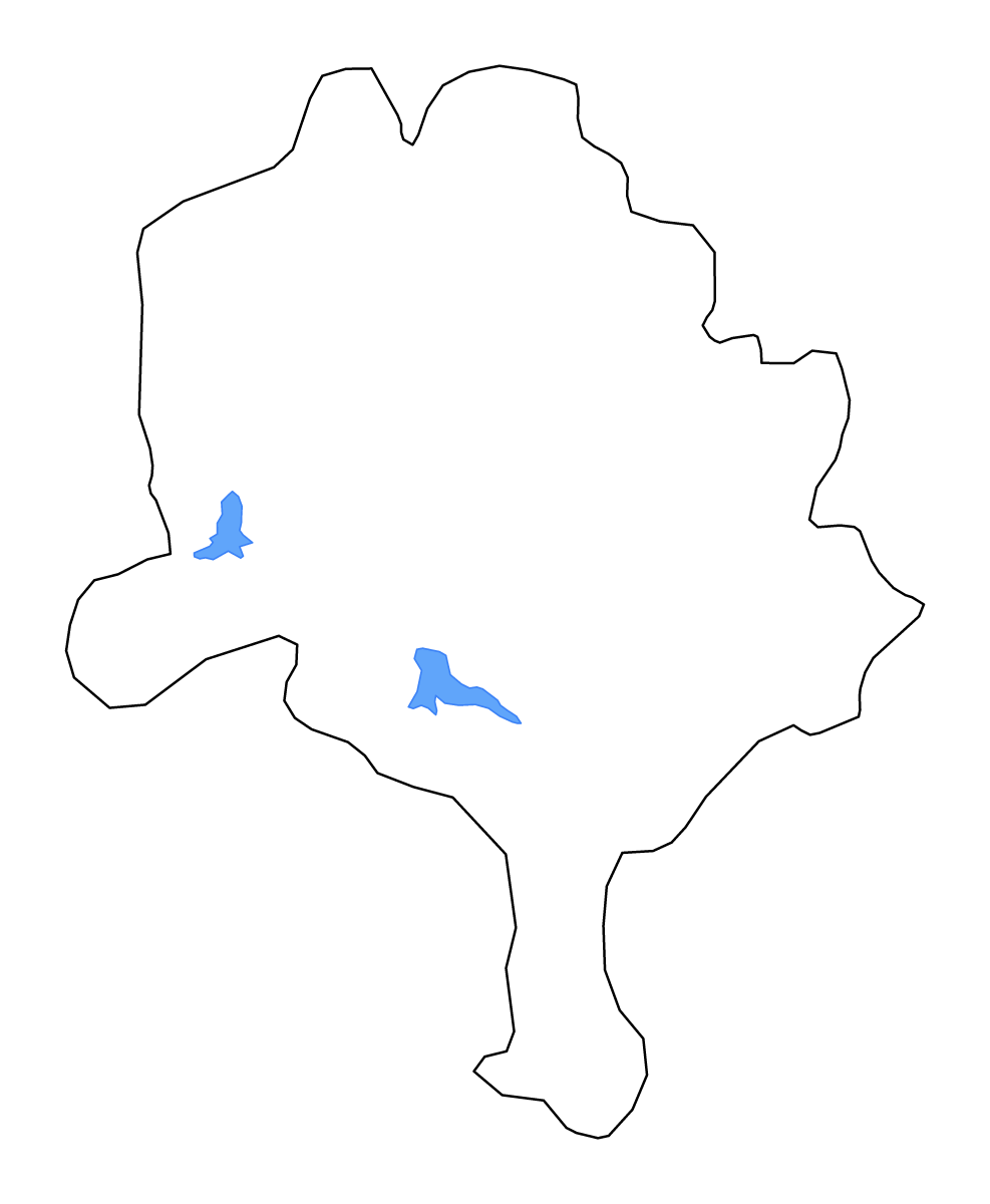 Carte de contour de Kano State, Nigeria avec lacs et rivières.