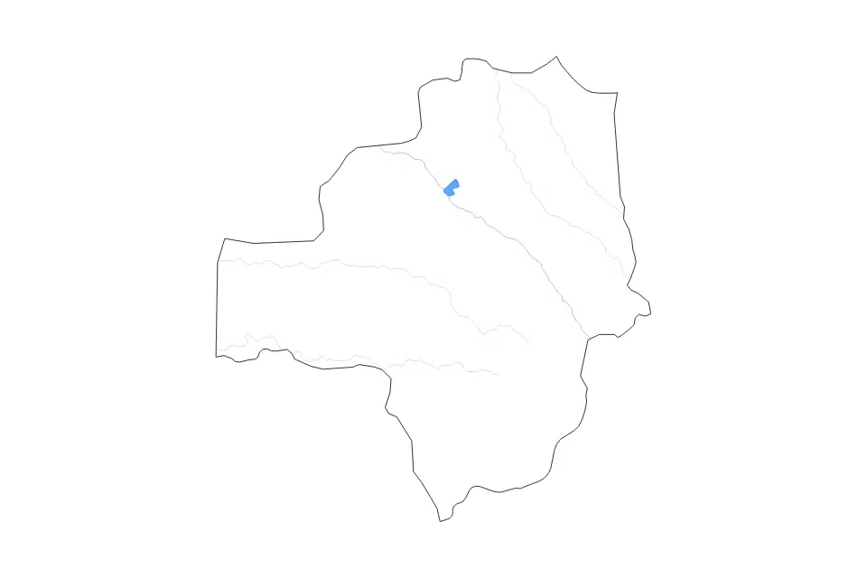 Carte de Zamfara State, Nigeria de type contour, subdivisions, lacs et rivières pour Afrique, montrant contour, subdivisions, lacs et rivières avec des éléments hydrographiques comme Bakolori Dam Reservoir.