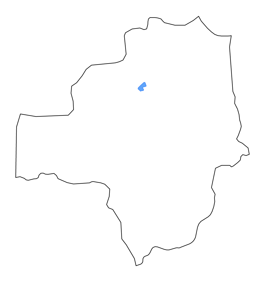 Carte de contour de Zamfara State, Nigeria avec lacs et rivières.