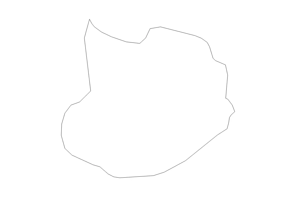 Vista previa del mapa de contorno de Boa Vista