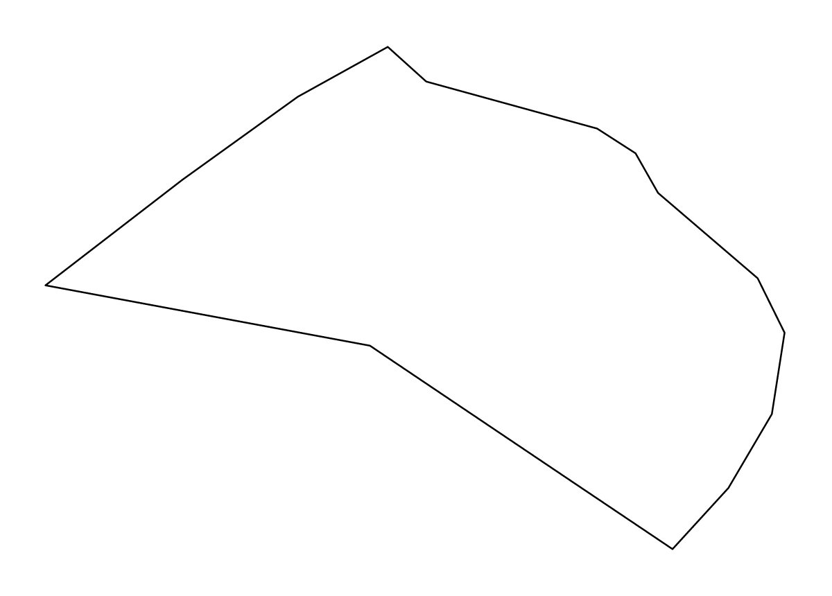 Mapa de contorno de Paul, Republic of Cabo Verde.
