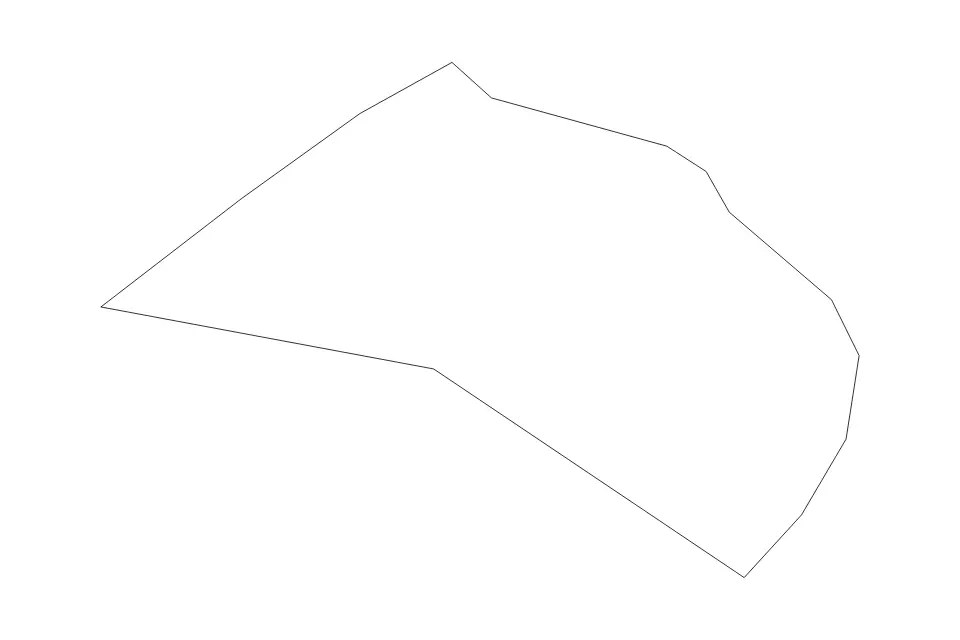 Mapa de Paul, Republic Of Cabo Verde de tipo contorno para África, con contorno con límites limpios.