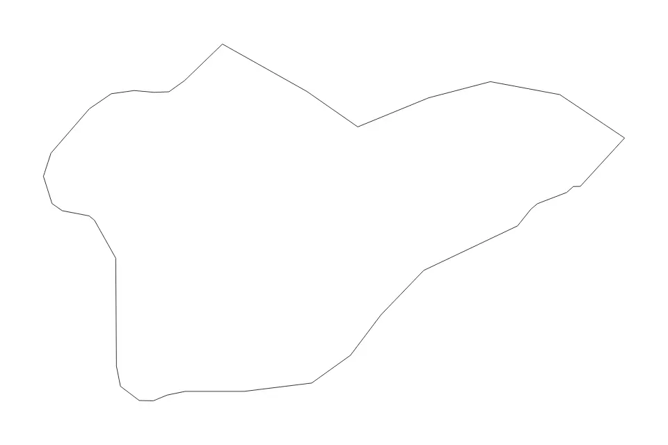 Mapa de Porto Novo, Republic Of Cabo Verde de tipo contorno para África, con contorno con límites limpios.