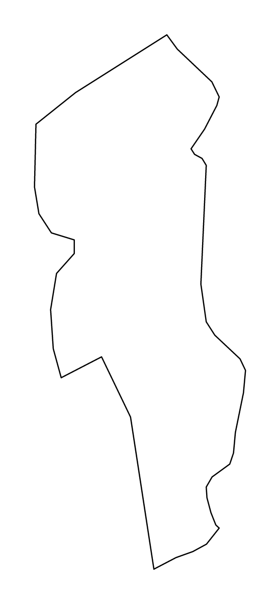 Mapa de contorno de Sal, Republic of Cabo Verde.