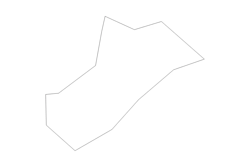Mapa de São Lourenço dos Órgãos, Republic Of Cabo Verde de tipo contorno para África, con contorno con límites limpios.