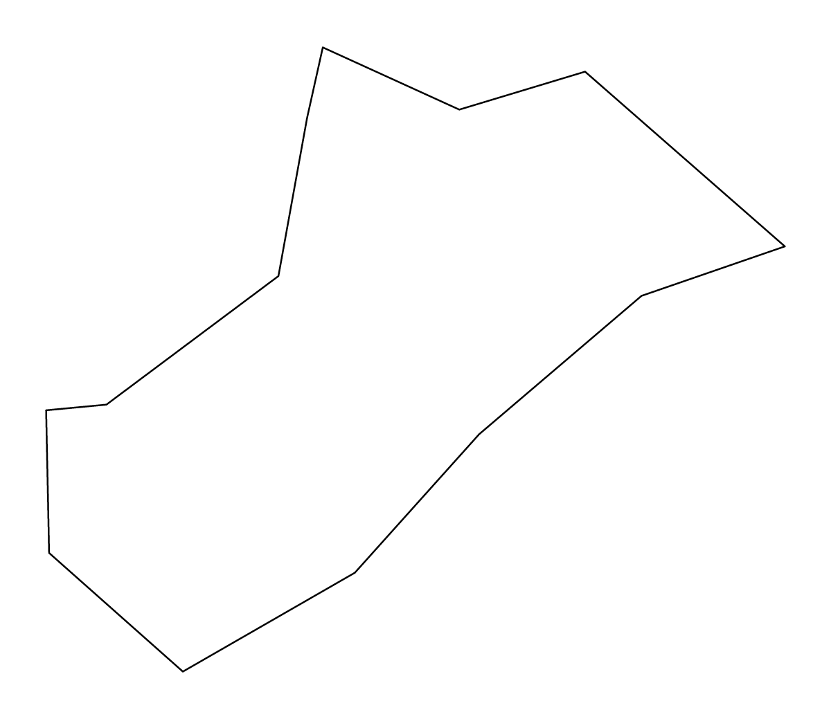 Mapa de contorno de São Lourenço dos Órgãos, Republic of Cabo Verde.