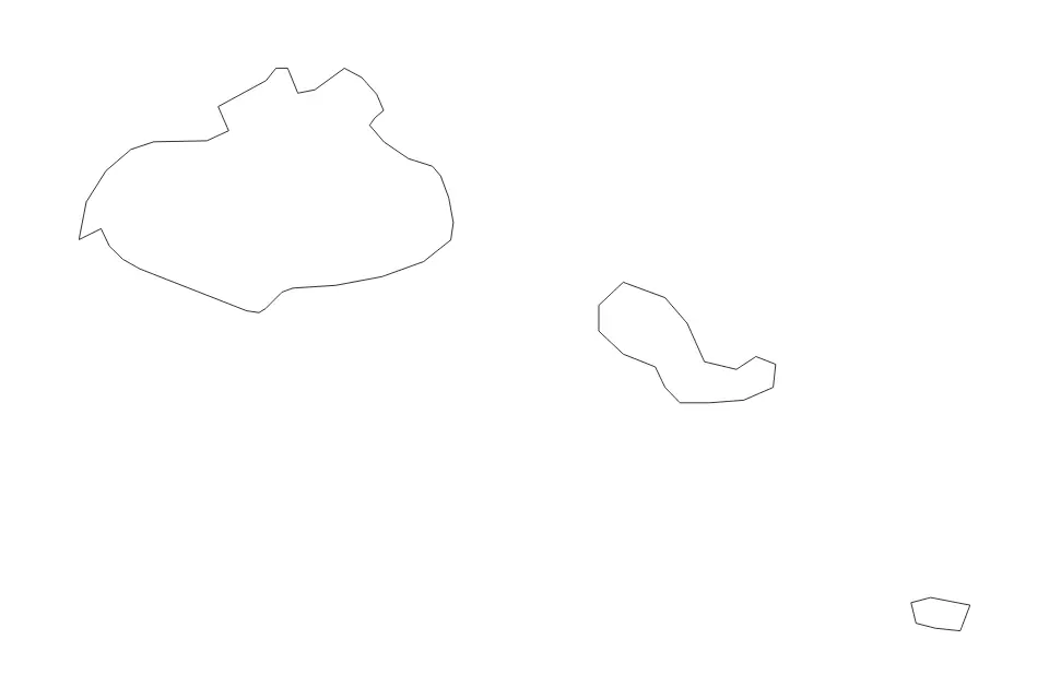 Carte de São Vicente, Republic Of Cabo Verde de type contour pour Afrique, montrant contour avec des limites nettes.