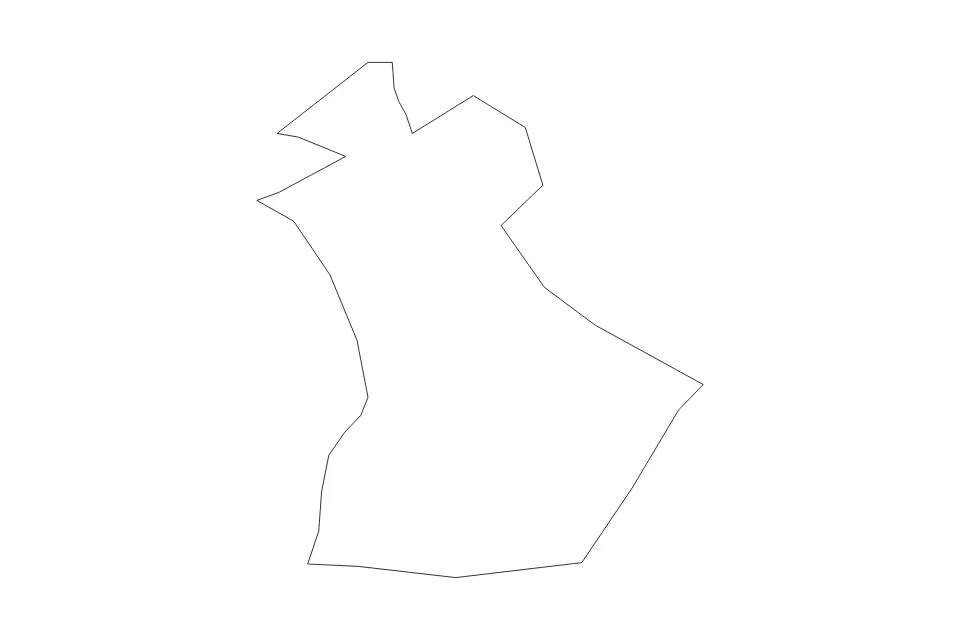 Mapa de Tarrafal, Republic Of Cabo Verde de tipo contorno para África, con contorno con límites limpios.