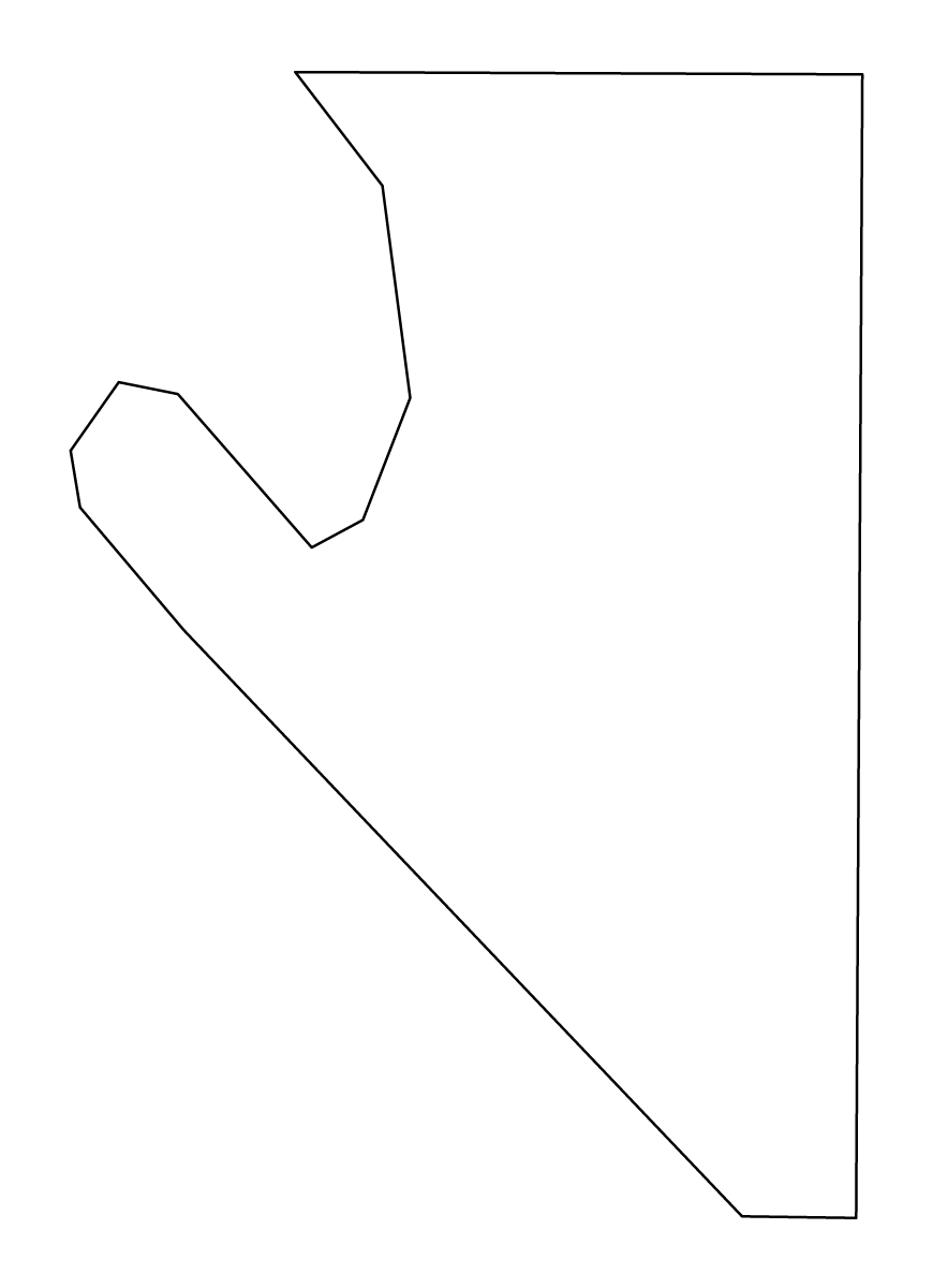 Mapa de contorno de Pointe-Noire, Republic of the Congo.
