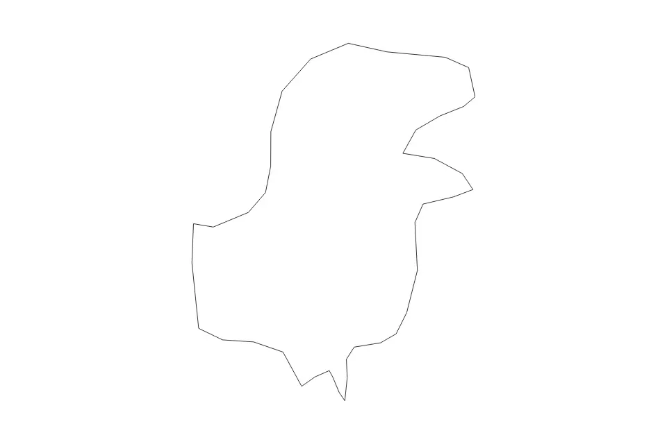 Carte de Príncipe, Sao Tome And Principe de type contour pour Afrique, montrant contour avec des limites nettes.