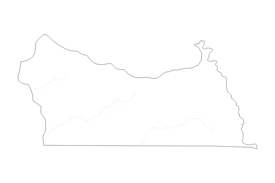 Aperçu de la carte de contour de Kolda