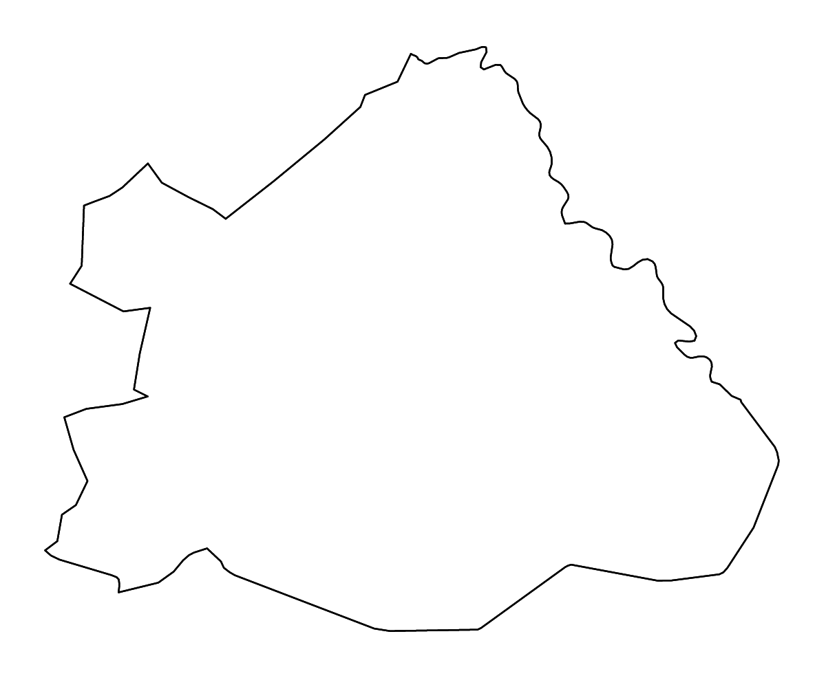 Carte de contour de Matam, Senegal avec rivières.