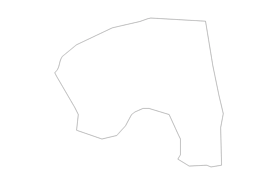 Bakool outline map preview