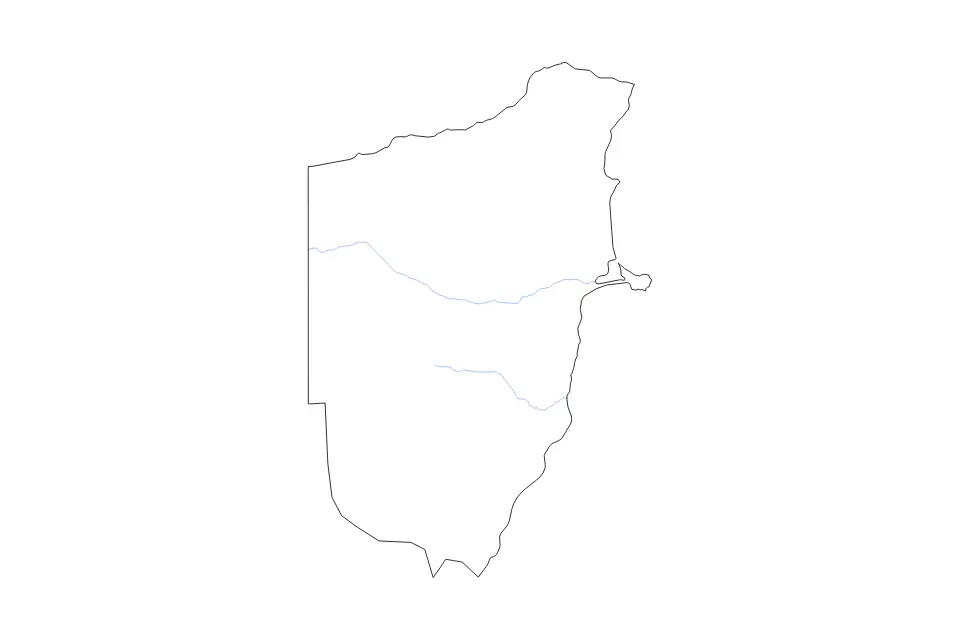 Bari outline map preview