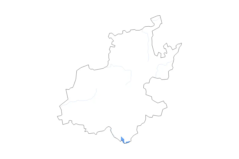 Carte de Gauteng, South Africa de type contour, lacs et rivières pour Afrique, montrant contour, lacs et rivières avec des éléments hydrographiques comme Vaal Dam.